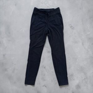 Lululemon Athletica Black Yoga Pants With Drawstring Waist CS5078